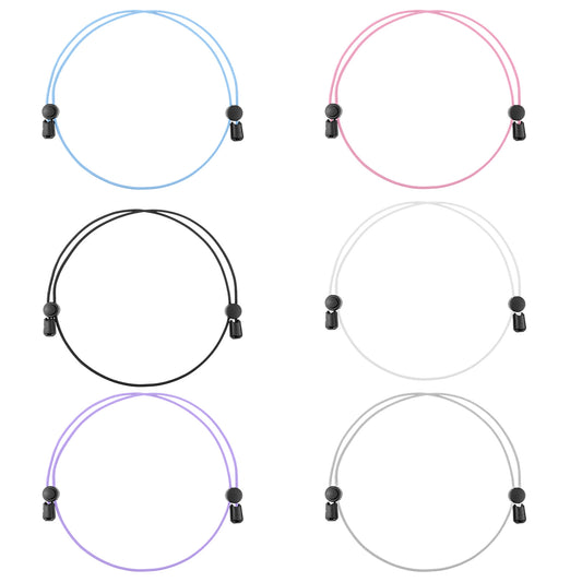 HekouJiub 6Pcs Crop Band Women Adjustable Elastic Top Belt, Shirt Tuck Band - Stretchy Invisible Waist Crop for Tucking Shirts Sweaters