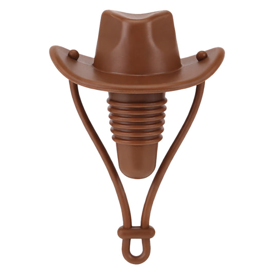 Cowboy Hat Wine Stopper, Silicone, Reusable, for Wine Champagne Beer Bottles, Cute Decorative Accessory, Great Gift