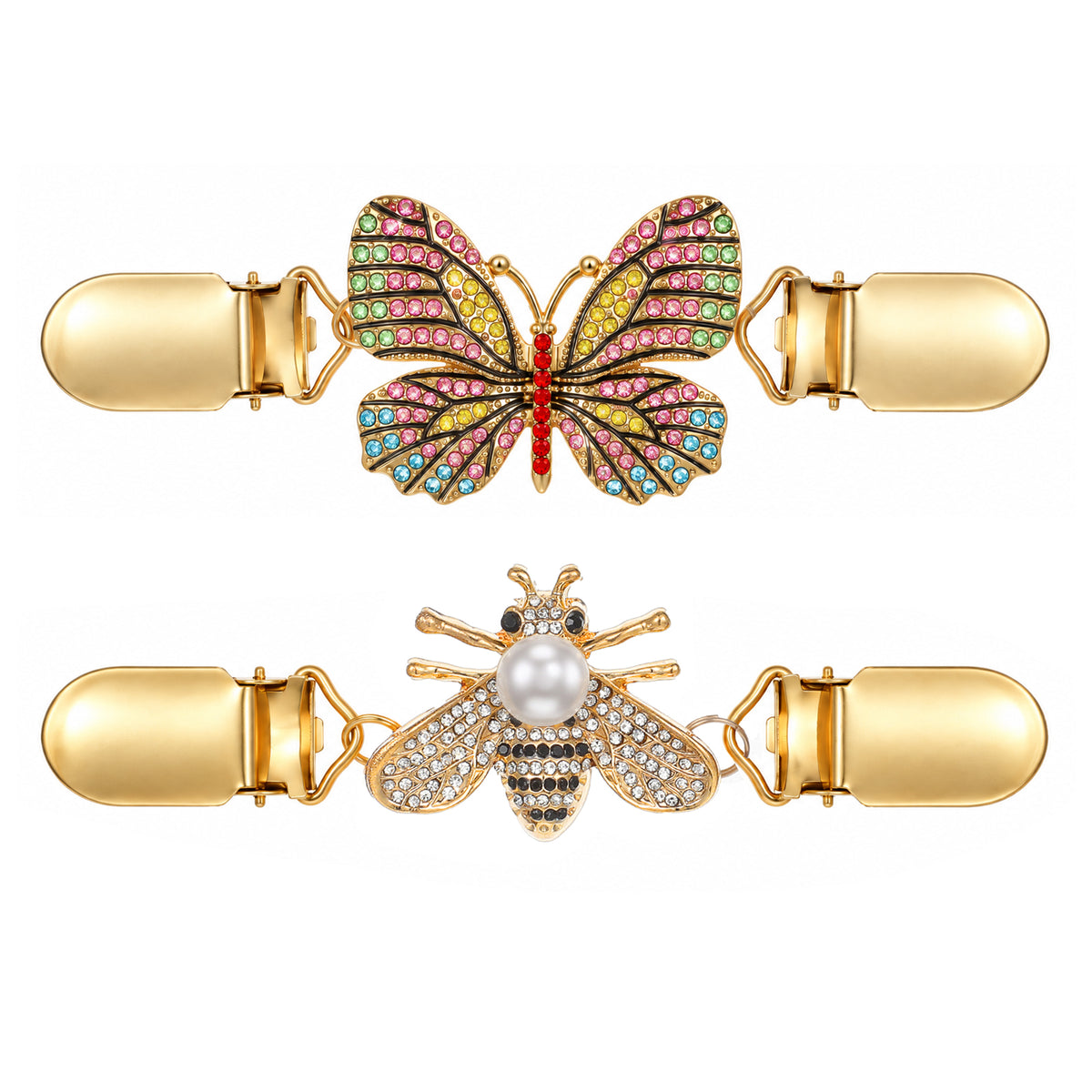 2Pcs Cinch Clips,Colorful Waist Cincher Clip,Retro Cinch Clips for Dresses