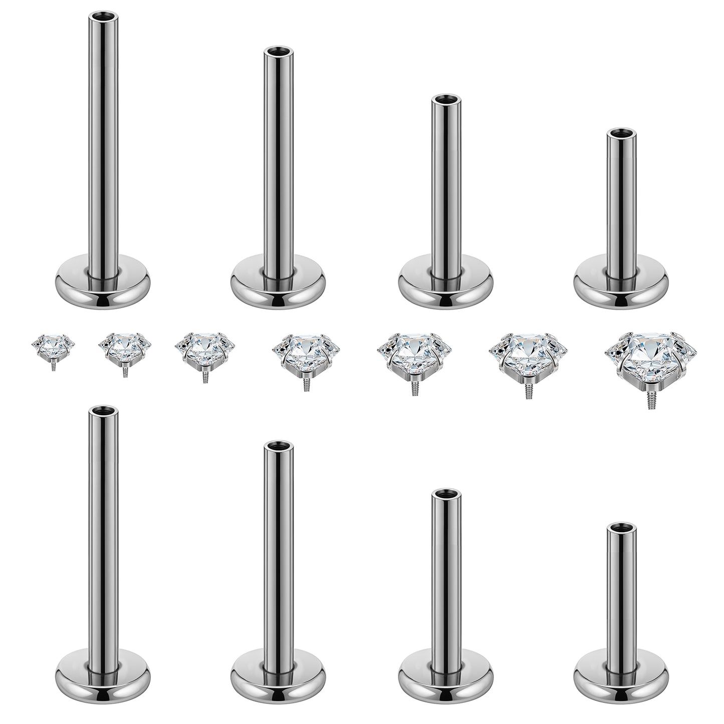 Telooco Nose Rings Studs