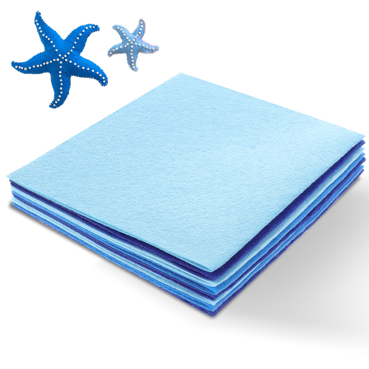 9 Pcs Felt Fabric Sheets 7.9 x 11.8 Inch Soft Craft Felt Sheets, 3 Colors