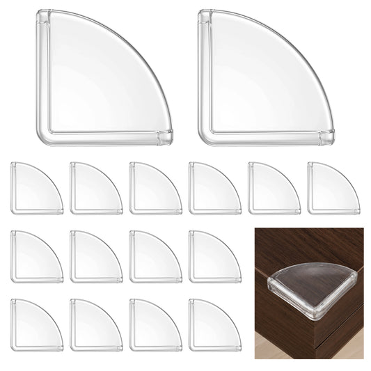 Gemoioio 16pcs Table Corner Protector,Clear Corner Bumpers for Sharp Edges