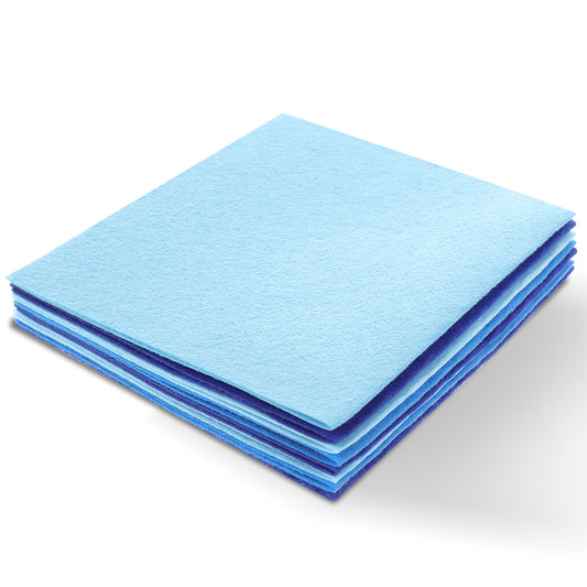 Brown Felt Sheets 9 Pcs Felt Fabric Sheets Brown Felt Soft Felt Sheets Felt Fabric for Crafts DIY Sewing Craft Patchwork Art Projects 3 Colors 11.81 x 7.87 x 0.04 Inch(Brown) (Blue)