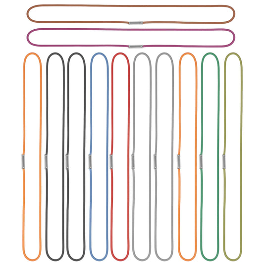 12 Pack Elastic Cord For Journals - Spring Bands for Standard Size TN Refillable Journals | Stretchy Closure Loops, Connector & Bookmark Accessories for Planners, Diary