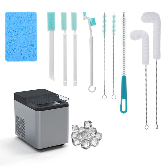 10pcs Ice Maker Cleaner Brush Sets,Multifunctional Brush Cleaner Tool,Crevice Cleaning Brushes for Household Use Gaps Corner Small Space Water Cooler Clean Kit Home Kitchen Utility Tools