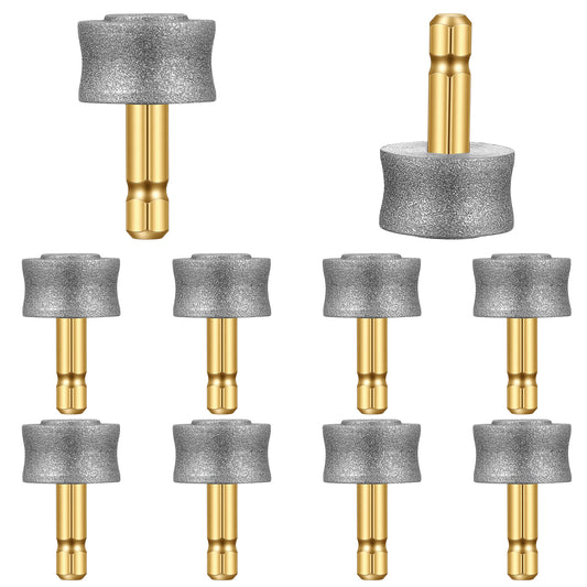 Lusofie Dog Nail Grinder Replacement Head, 10pcs Pet Nail Grinder Diamond Tip Replacement, Dog Claw Smoothing Grinders Bits fot Most Electric Pet Paw Trimmer Nails Grinders, Highly Efficient and Safe
