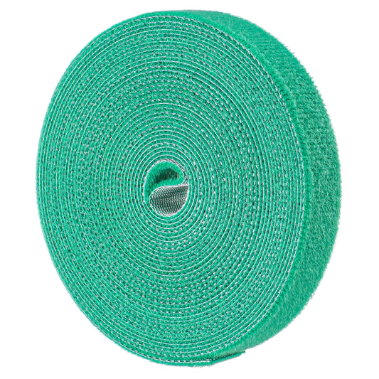 Tucnoeu 2Rolls Green Garden Plants Tie,Self Adhesive Plants Ties,Plants Hook and Loop Tape,Plant Tape for Climbing Plants(5m)