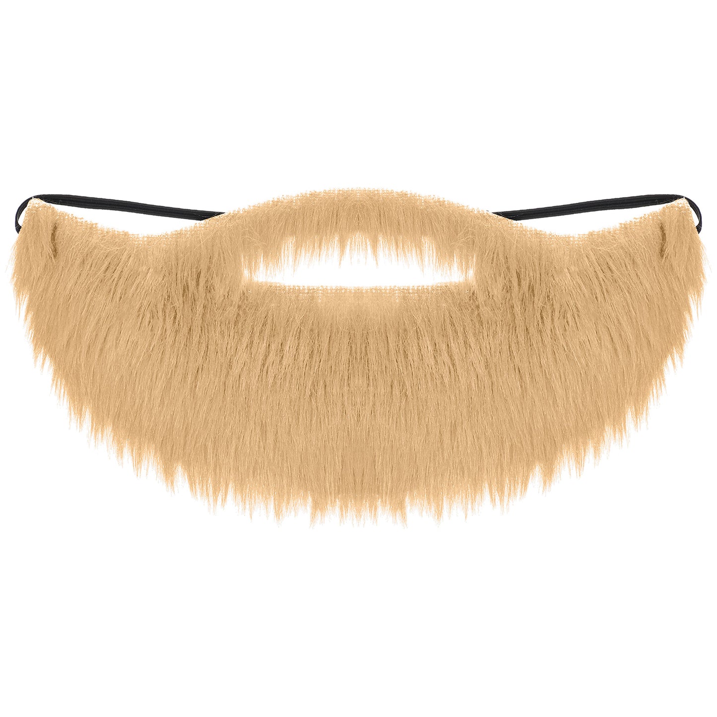 Fake Beard Elastic Fake Mustache Realistic Blonde Costume Facial Hair for Role Play, Men's Makeup, Christmas, Halloween Party Supplies