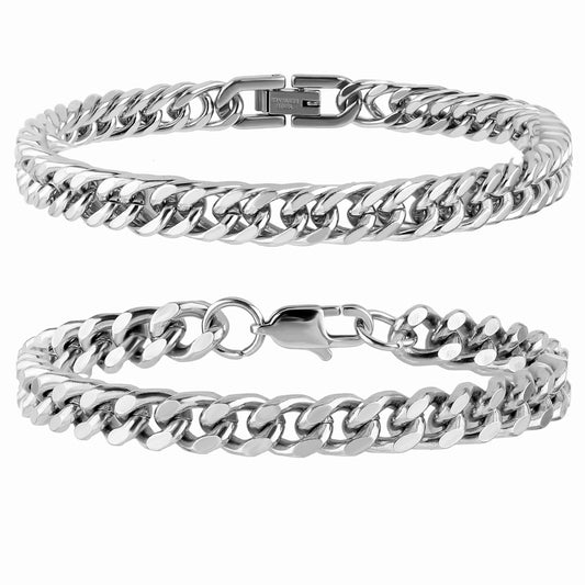 DIVINA VITAE 2 Pcs Cuban Link Bracelet
