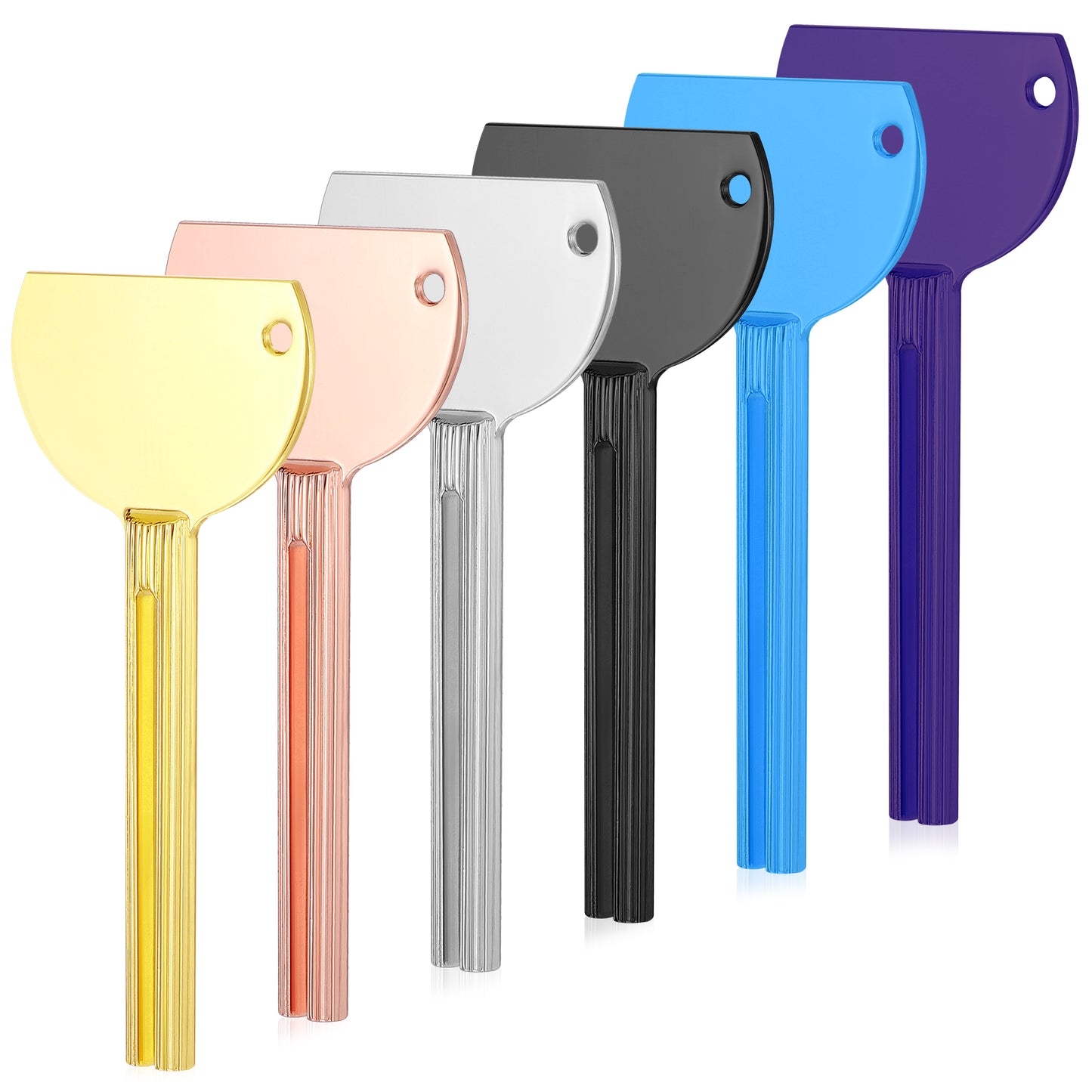 6PCS Tube Squeezer, Toothpaste Squeezer,Metal Tube Presser Tube Roller Tube Wringer Keys Dispenser Roller(6 Color)