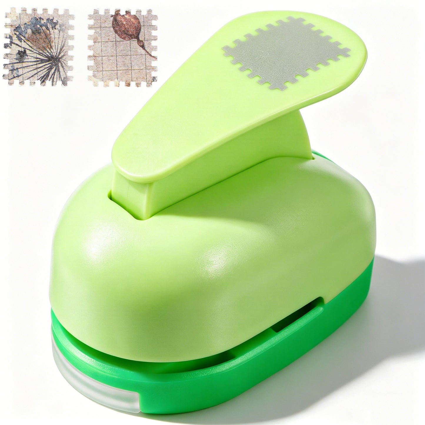 Postage Stamp Punch, Rectangular Lever Action Paper Puncher, Manual Stamp Cutter for Paper Crafts Scrapbooking DIY Card Making, 0.8 x 0.7 Inches