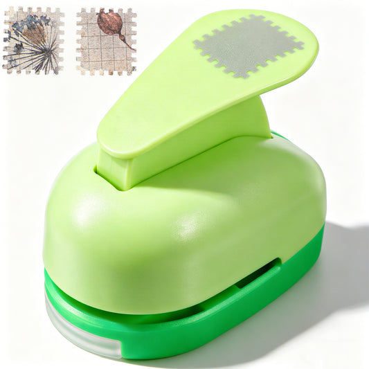 Postage Stamp Punch, Rectangular Lever Action Paper Puncher, Manual Stamp Cutter for Paper Crafts Scrapbooking DIY Card Making, 0.8 x 0.7 Inches