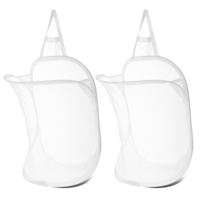 Nylon Mesh Hanging Laundry Hamper White Door Hamper Foldable Hanging Laundry Basket Save Space Dirty Clothes Basket