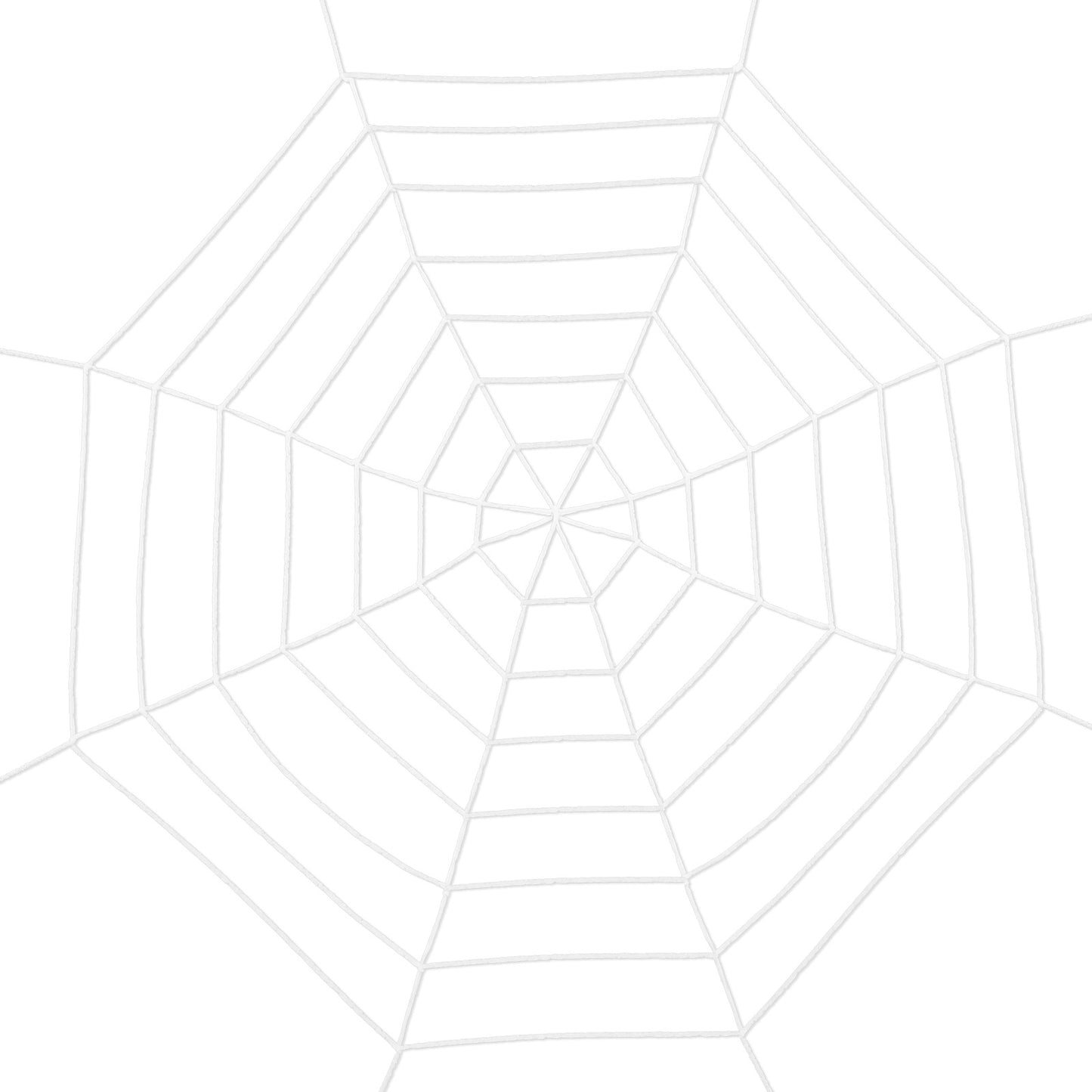 Halloween Spider Web Decoration - 11.5Ft White Cotton Spiderweb Decor for Spooky Haunted House & Halloween Party Decorations