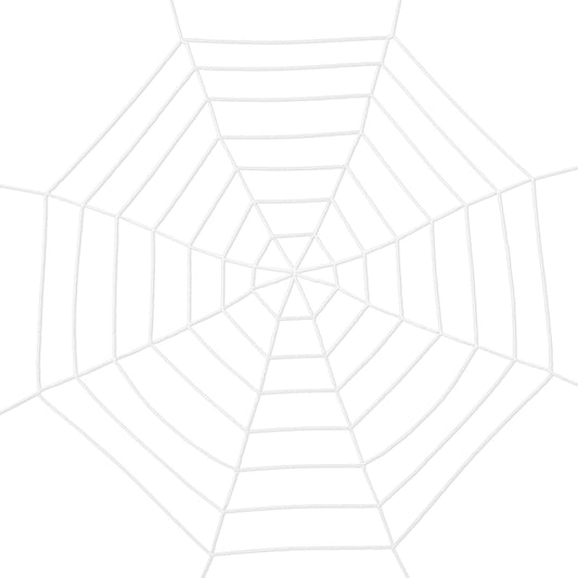 Halloween Spider Web Decoration - 11.5Ft White Cotton Spiderweb Decor for Spooky Haunted House & Halloween Party Decorations