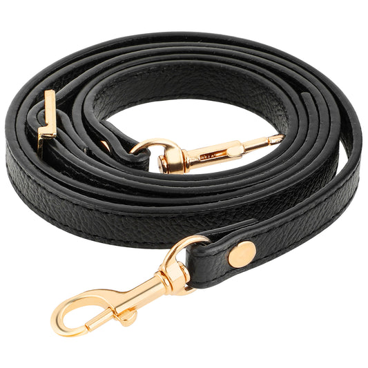 Tucnoeu Leather Shoulder Strap Replacement,105cm-120cm Adjustable Leather Bag Strap,Bag Straps for Crossbody Handbags with Metal Swivel Hooks