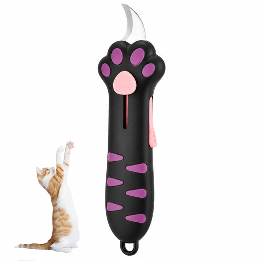 Cat Paw Box Cutter, Cutter Cat Box Cut Retractable Cats Claw Cut