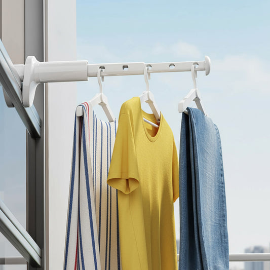 Travel Collapsible Clothing Rack with Retractable Rod, Foldable Over The Door Drying Rack, Portable Clothes Drying Racks for Travel, Cruise Ships, RV, Dormitories, Apartments, Hotel Laundry Rooms