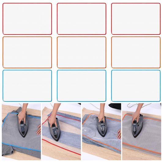 Pressing Cloth for Ironing - 9pcs Ironing Cloth to Protect Clothes - 40x60 cm Heat Resistant Nylon Mesh for Delicate Fabrics