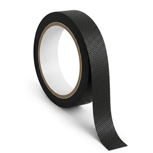 Yolev Rubber Grip Tape, 1 Inch x 16.4Ft Grip Tape for Handles, Non-Abrasive Anti Slip Handle Wrap, Waterproof Handle Grip Tape for Handlebars Tools Stairs Bicycle Handles