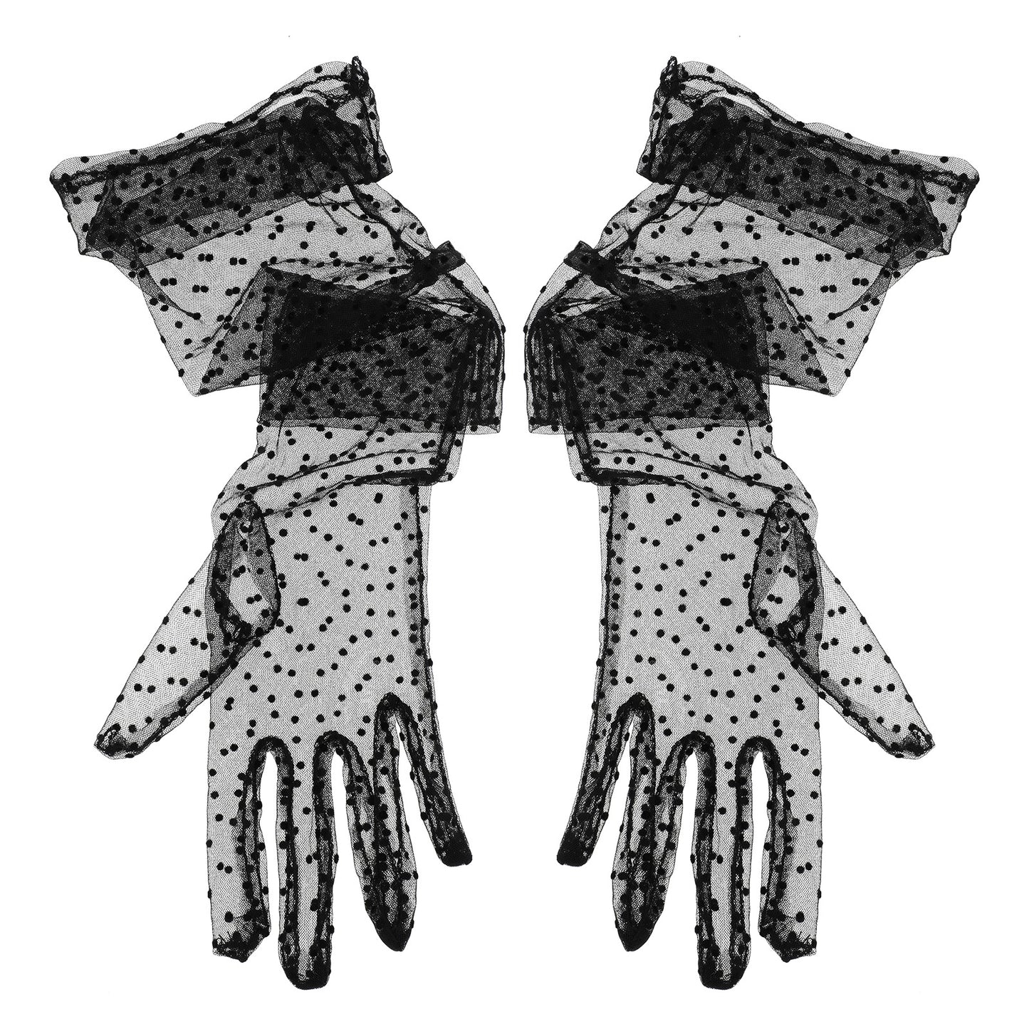 Women Polka Dots Gloves