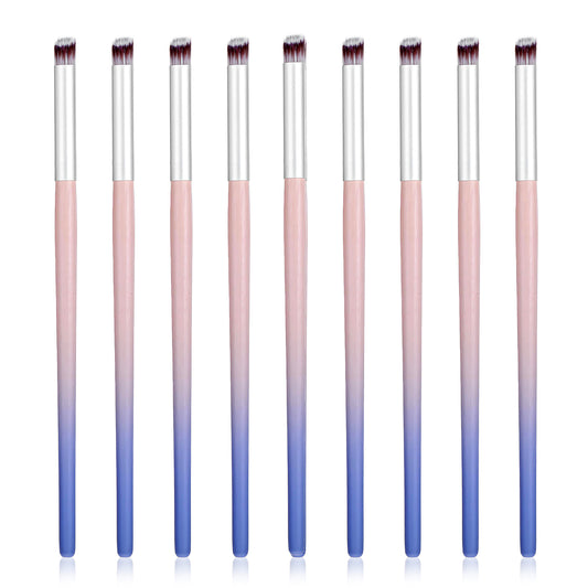 9pcs Ombre Nail Brush,Wood Nail Brush,Nail Brushes for Nail Art,Gel Nail Brushes,Nail Design Brushes for Nail Salon at Home DIY Nail Enthusiasts.