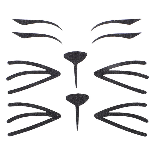 Cat Face Stickers, Halloween Cat Face Jewels Halloween Costume Accessories