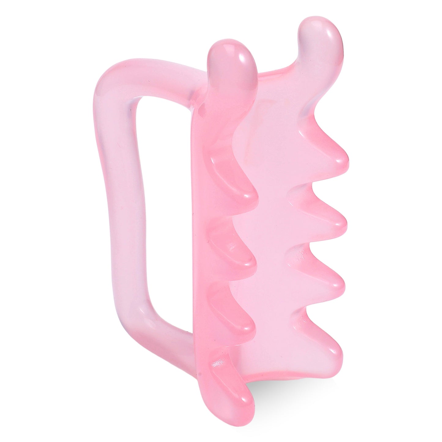 Fascia Cellulite Massage Tool Set, Fascia Blaster for Cellulite, Trigger Point Massage Tools, Myofascial Release Tool for Body Tension Relief (Pink Resin, 2pcs)