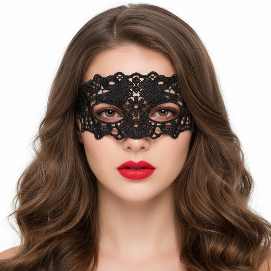 Neyauo Masquerade Masks for Women, Black Masquerade Mask, Lace Mask for Halloween, Costume Party, Carnival Party