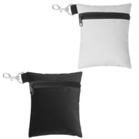 HaiFafafaing Golf Tee Pouch 2 Pack, Nylon Zipper Accessory Bag with Clip for Tees Markers Divot Tools, Compact Golf Organizer for Men Women