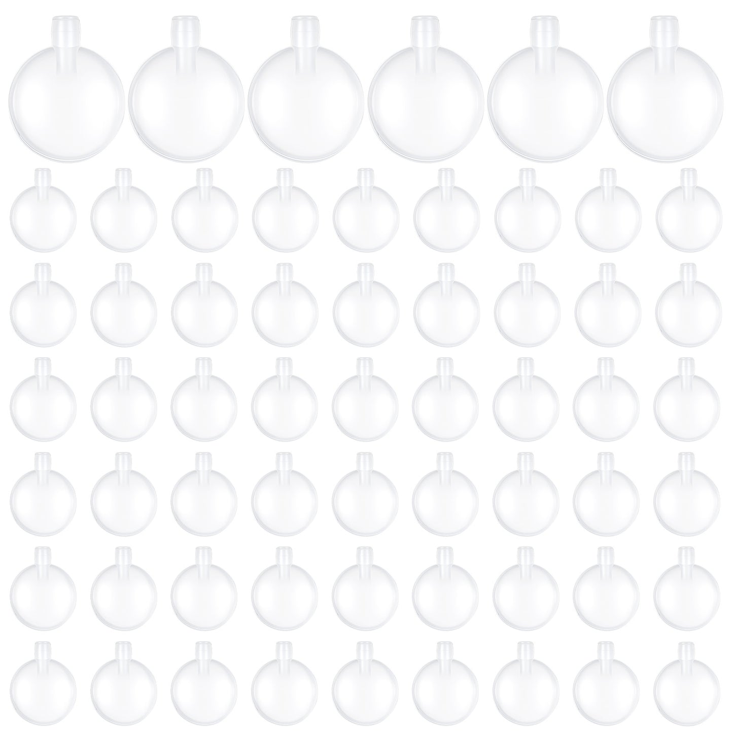 HaiFafafaing 60 Pcs Squeakers for Dog Toys, 30mm Dog Squeakers Replacement, Transparent Pet Toy Inserts, EVA Material Squeak Toys