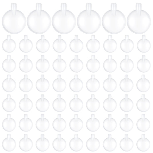HaiFafafaing 60 Pcs Squeakers for Dog Toys, 30mm Dog Squeakers Replacement, Transparent Pet Toy Inserts, EVA Material Squeak Toys