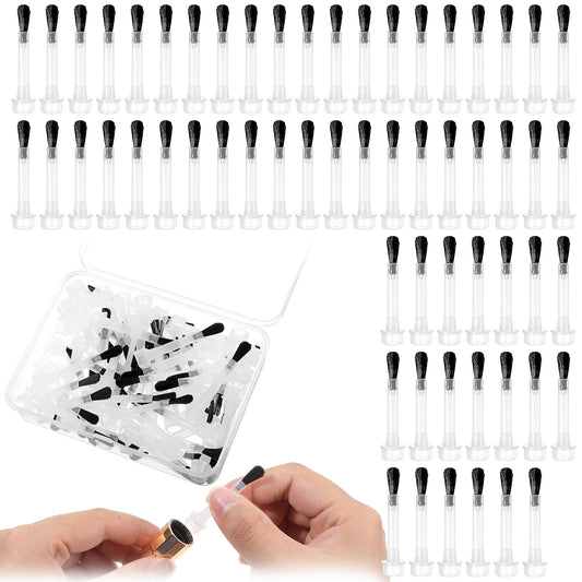 66pcs Replacement Nail Polish Brush Kit, Disposable Nail Art Brushes With Handle, Soft Bristles Nails Brush Set, Naisl Tools And Accessories
